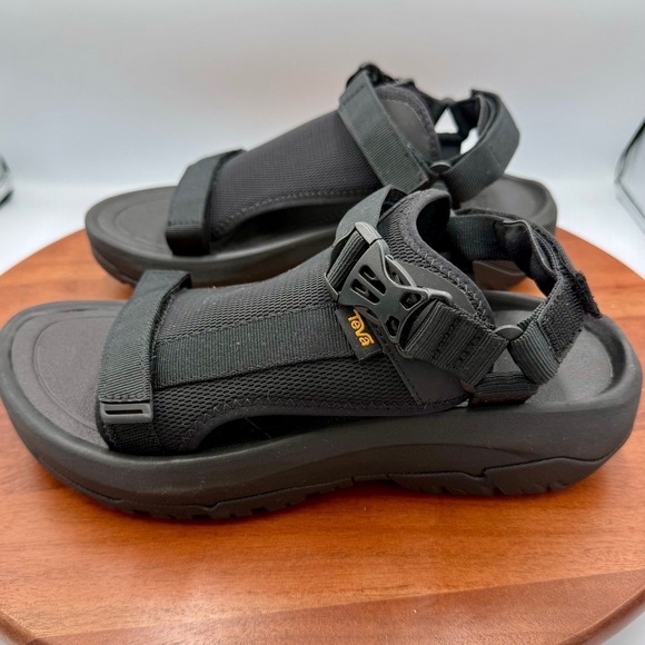 Teva Hurricane Ampsole Volt Black Mesh Platform Sandals M11/W13 Gorpcore 1155030 - Picture 6 of 12